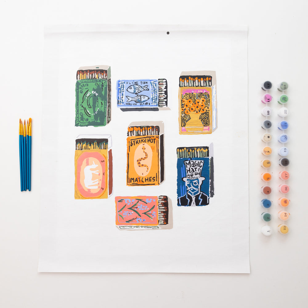 Matches by Lindsay Brackeen Paint by Numbers Deluxe
