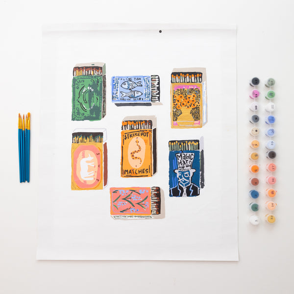 Matches by Lindsay Brackeen Paint by Numbers Deluxe