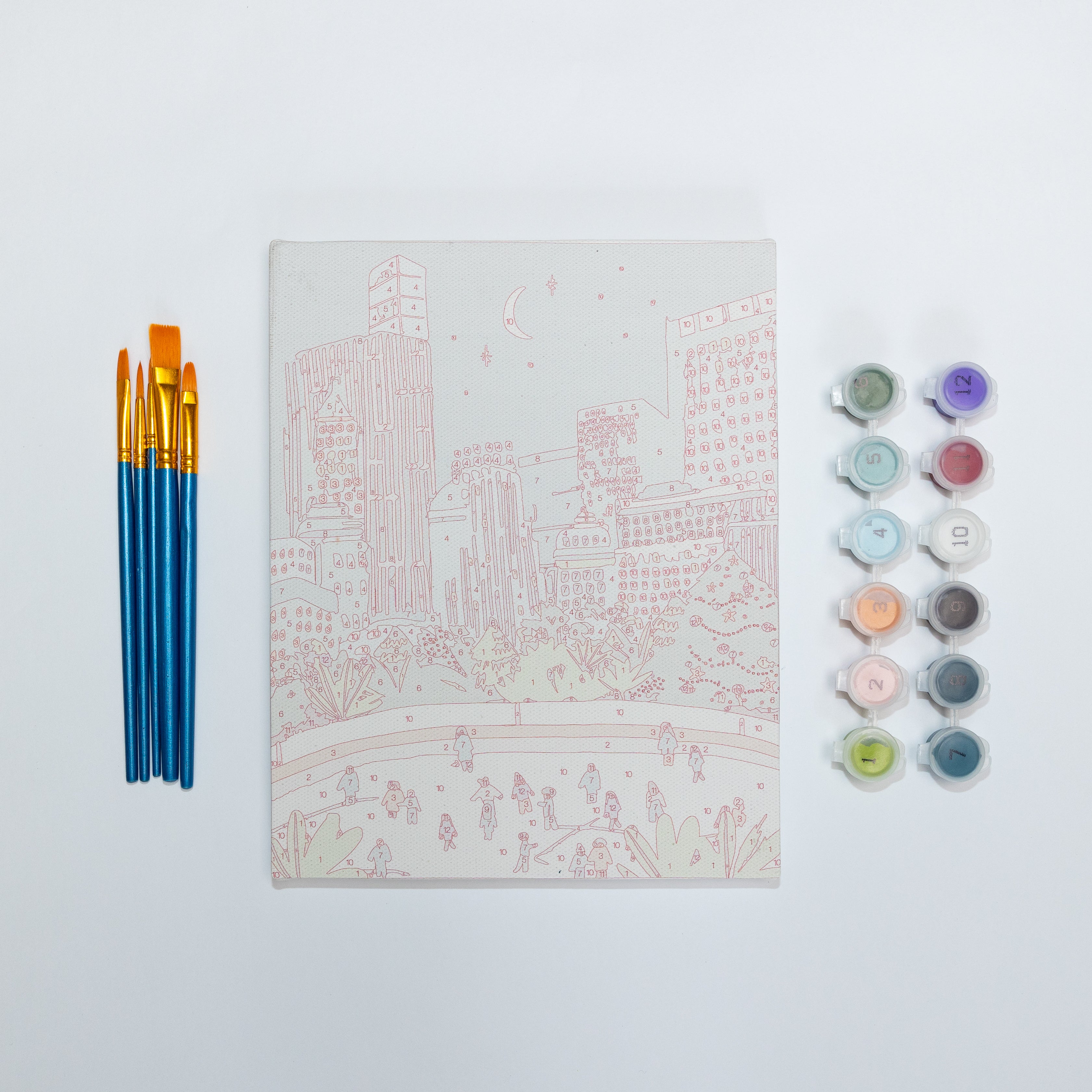 New York Christmas by Hebe Studio Paint by Numbers Framed Mini