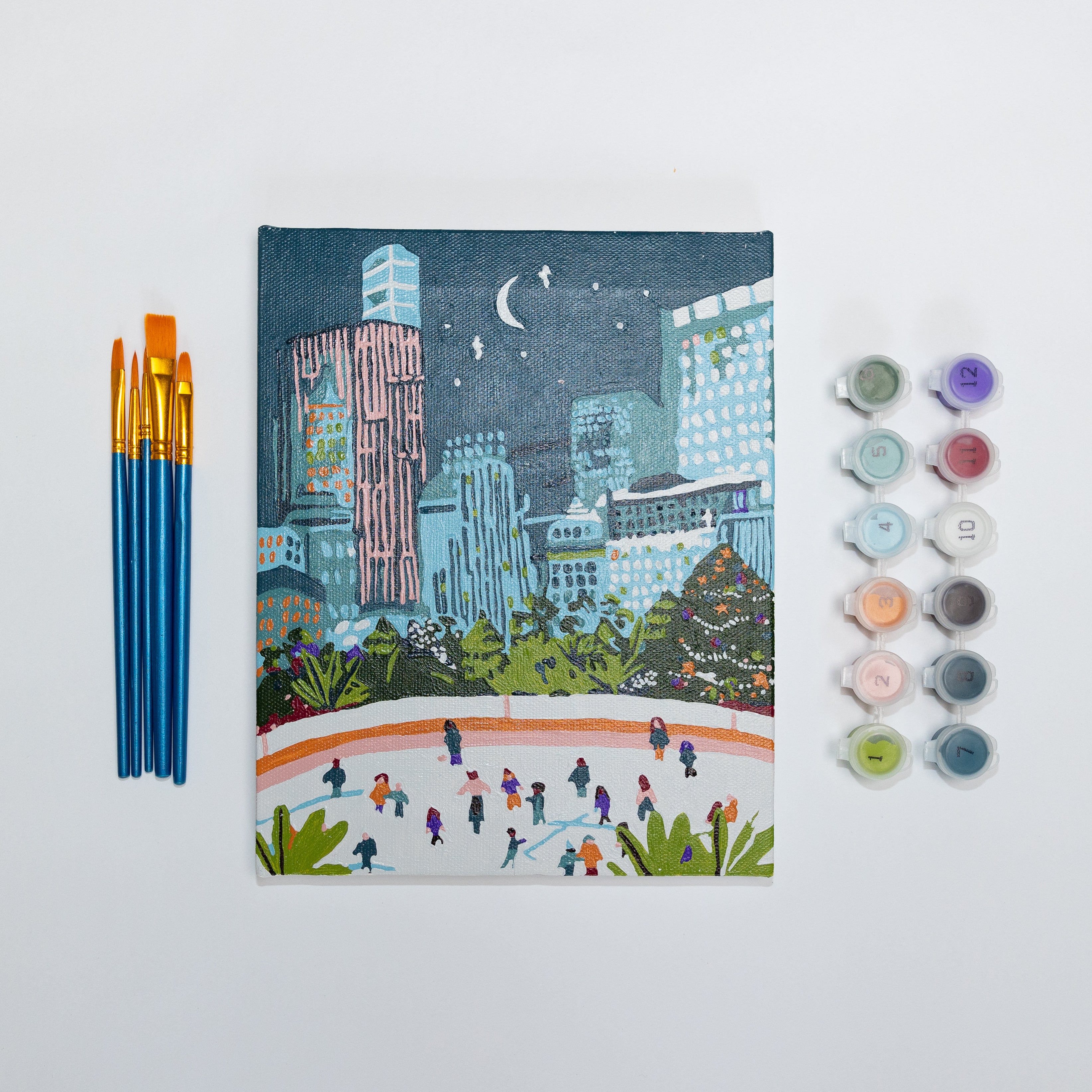 New York Christmas by Hebe Studio Paint by Numbers Framed Mini