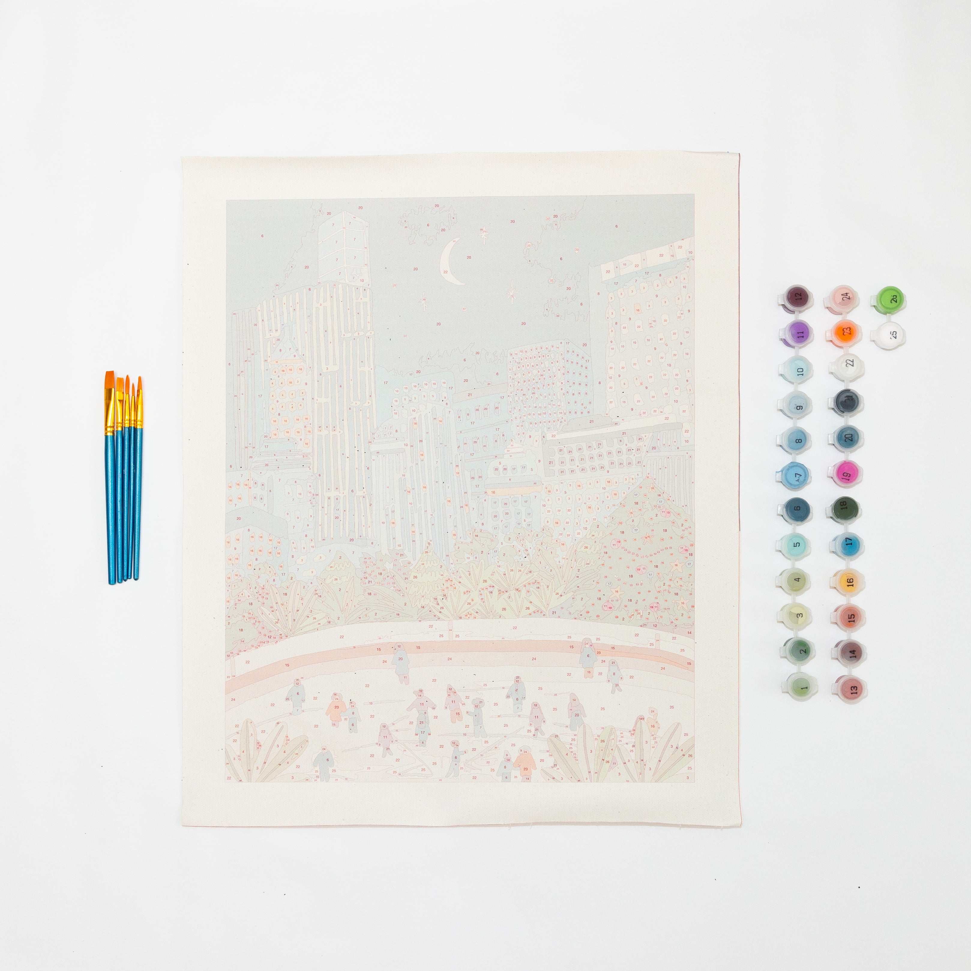 New York Christmas by Hebe Studio Paint by Numbers Deluxe