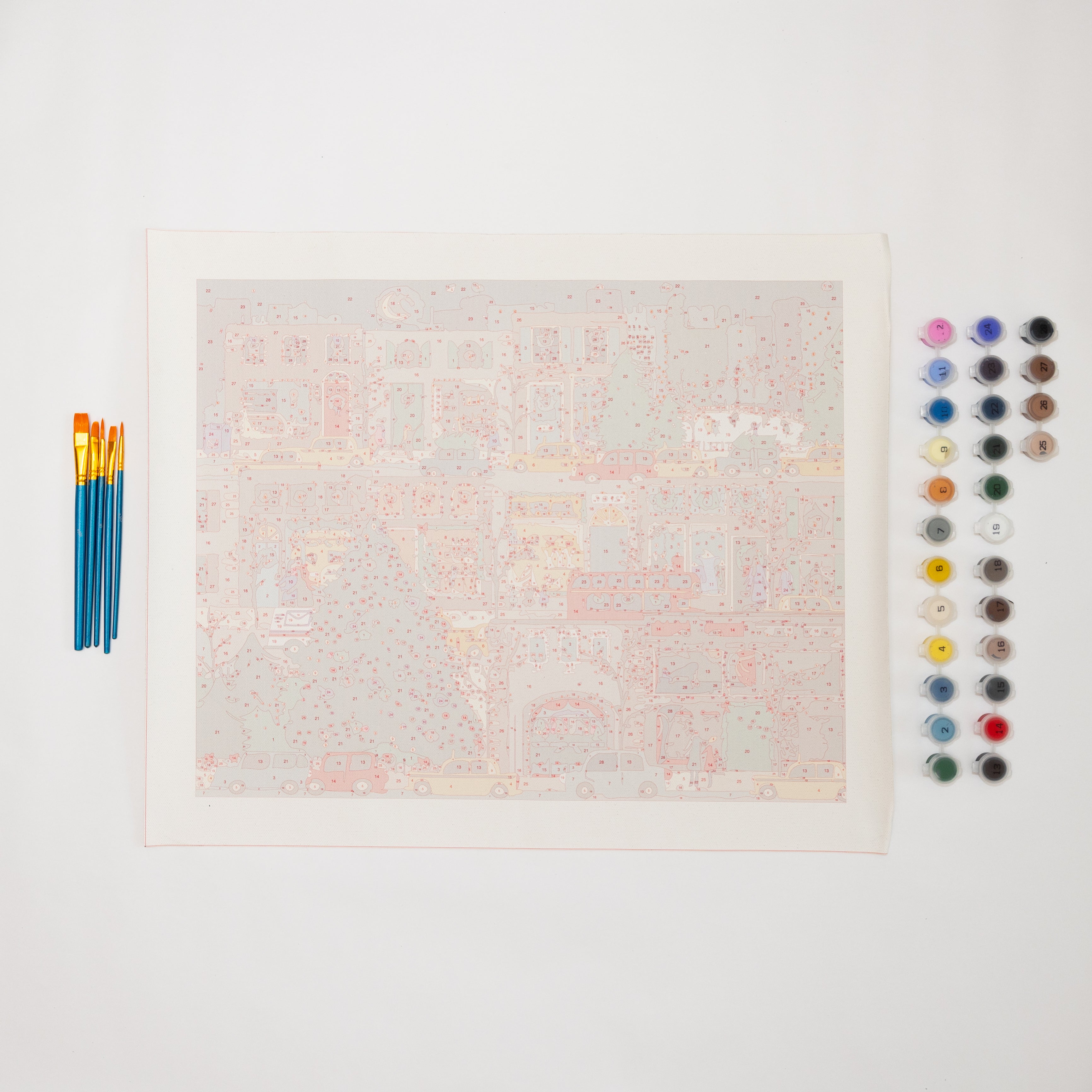 Magical Christmas Town by Joy Laforme Paint by Numbers Deluxe