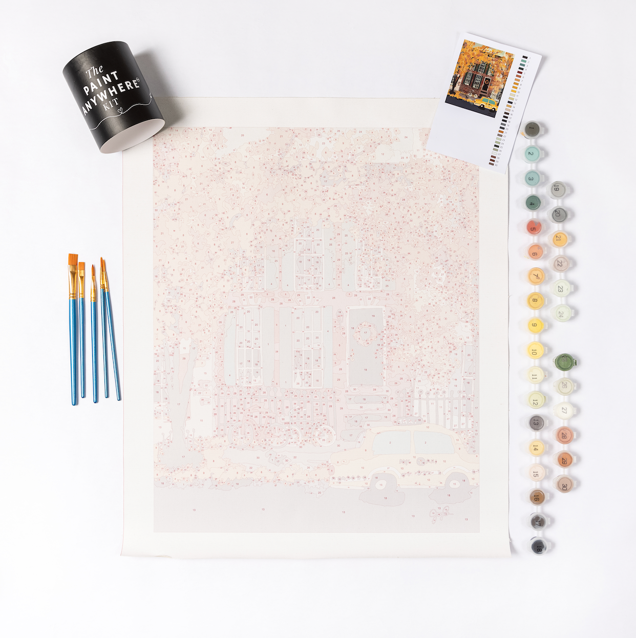 Around the Corner by Joy Laforme Paint by Numbers Deluxe