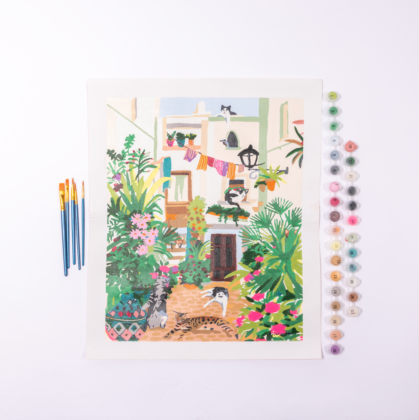 Streets of Pulgia by Hebe Studio Paint by Numbers Deluxe