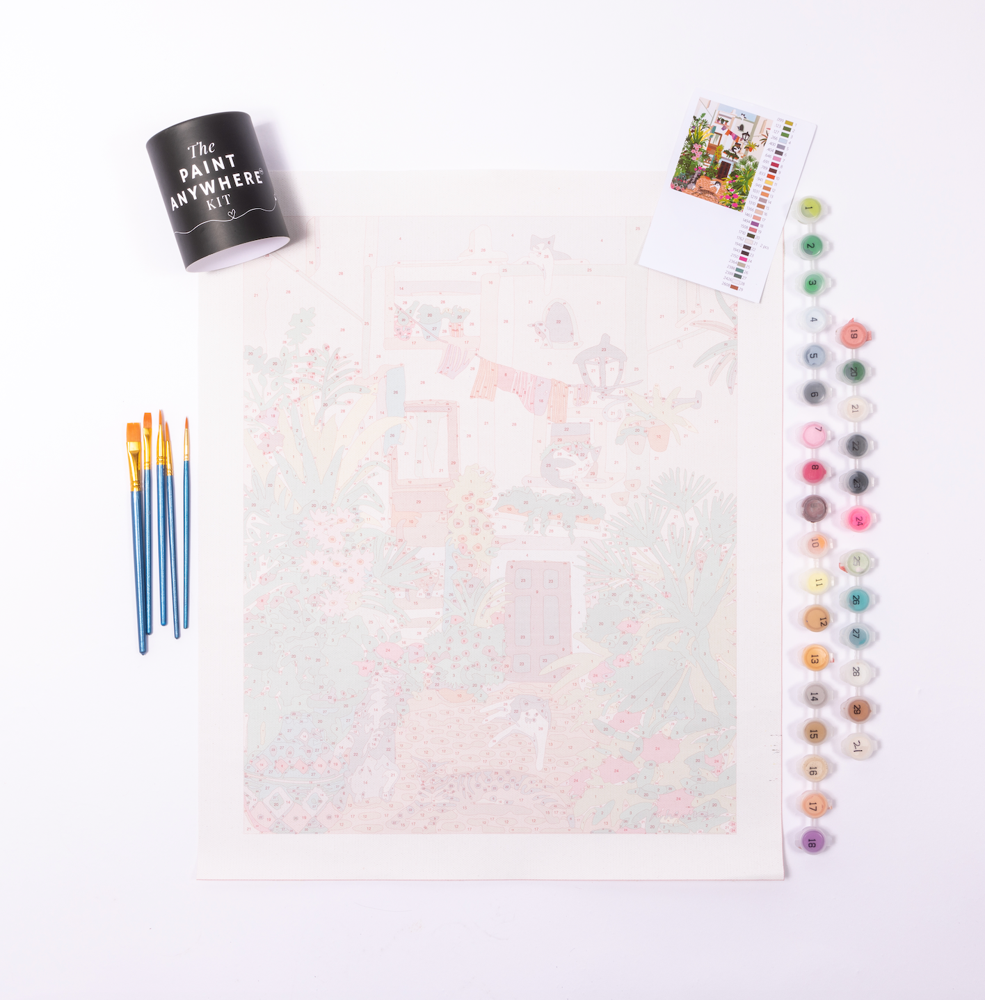 Streets of Pulgia by Hebe Studio Paint by Numbers Deluxe