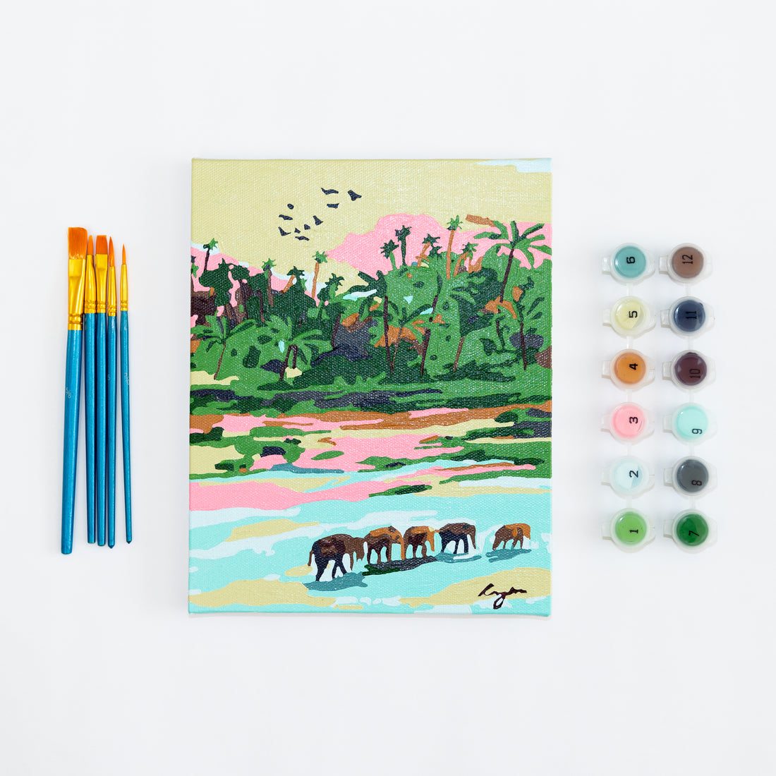 Beach Day by Hebe Studio Paint by Numbers Framed Mini – Paint