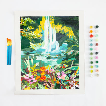 Chasing Waterfalls by Hebe Studio Paint by Numbers Deluxe