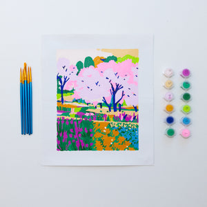 Cherry Blossoms by Hebe Studio Paint by Numbers Unframed Mini