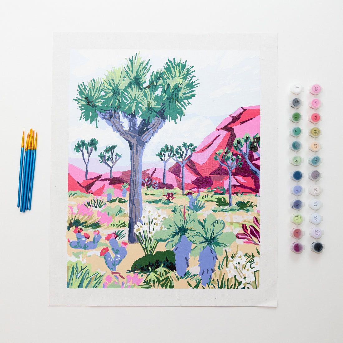 Joshua Tree by Day by Sarah Gesek Paint by Numbers Deluxe