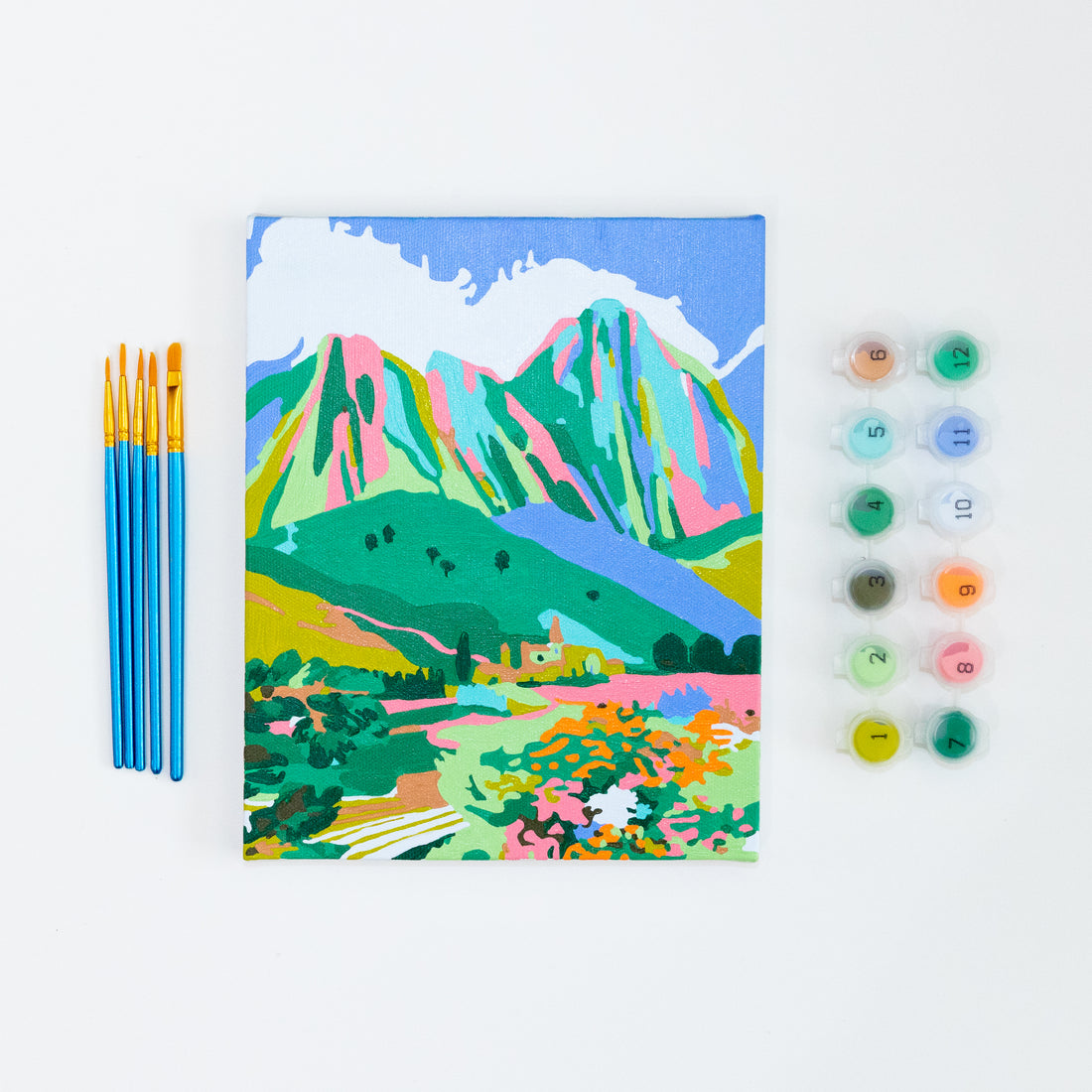 Dolomites by Hebe Studio Paint by Numbers Framed Mini