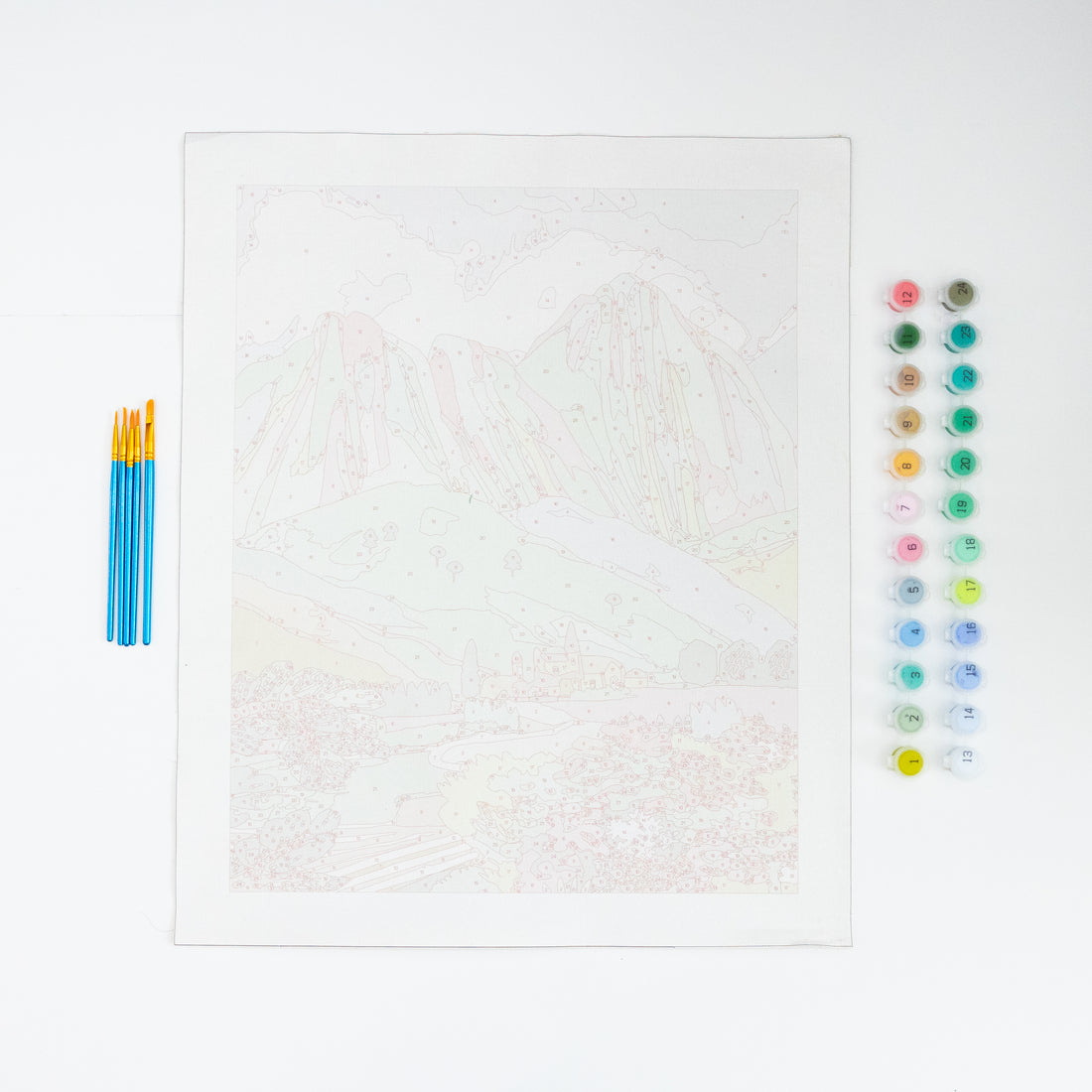 Dolomites by Hebe Studio Paint by Numbers Deluxe