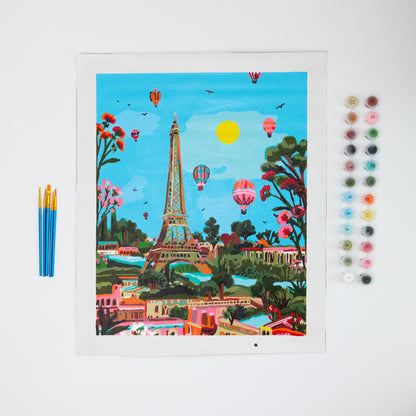 Summer in Paris by Millie Illustrates Paint by Numbers Deluxe