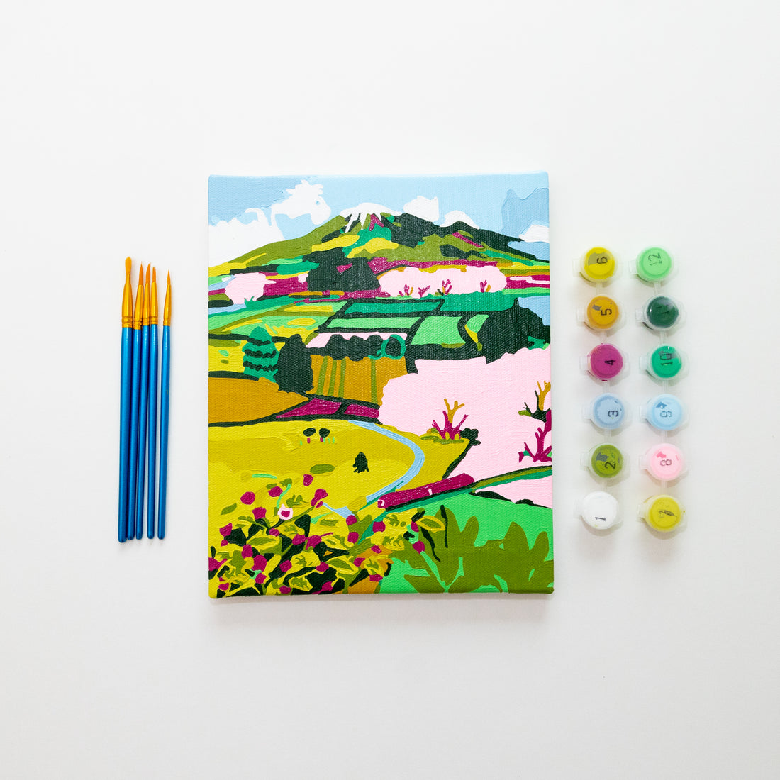Japanese Countryside by Hebe Studio Paint by Numbers Framed Mini