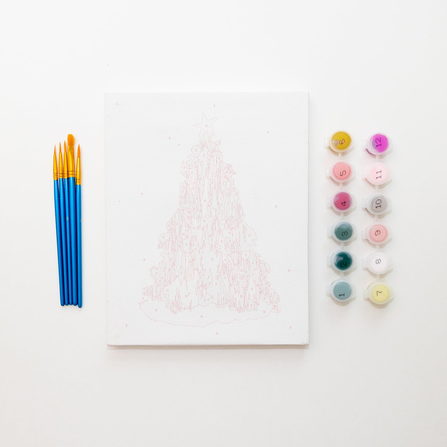 Can We Get More Tinsel by Nysha Lilly Holiday Paint by Numbers Framed