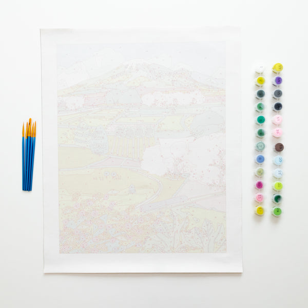 Japanese Countryside by Hebe Studio Paint by Numbers Deluxe