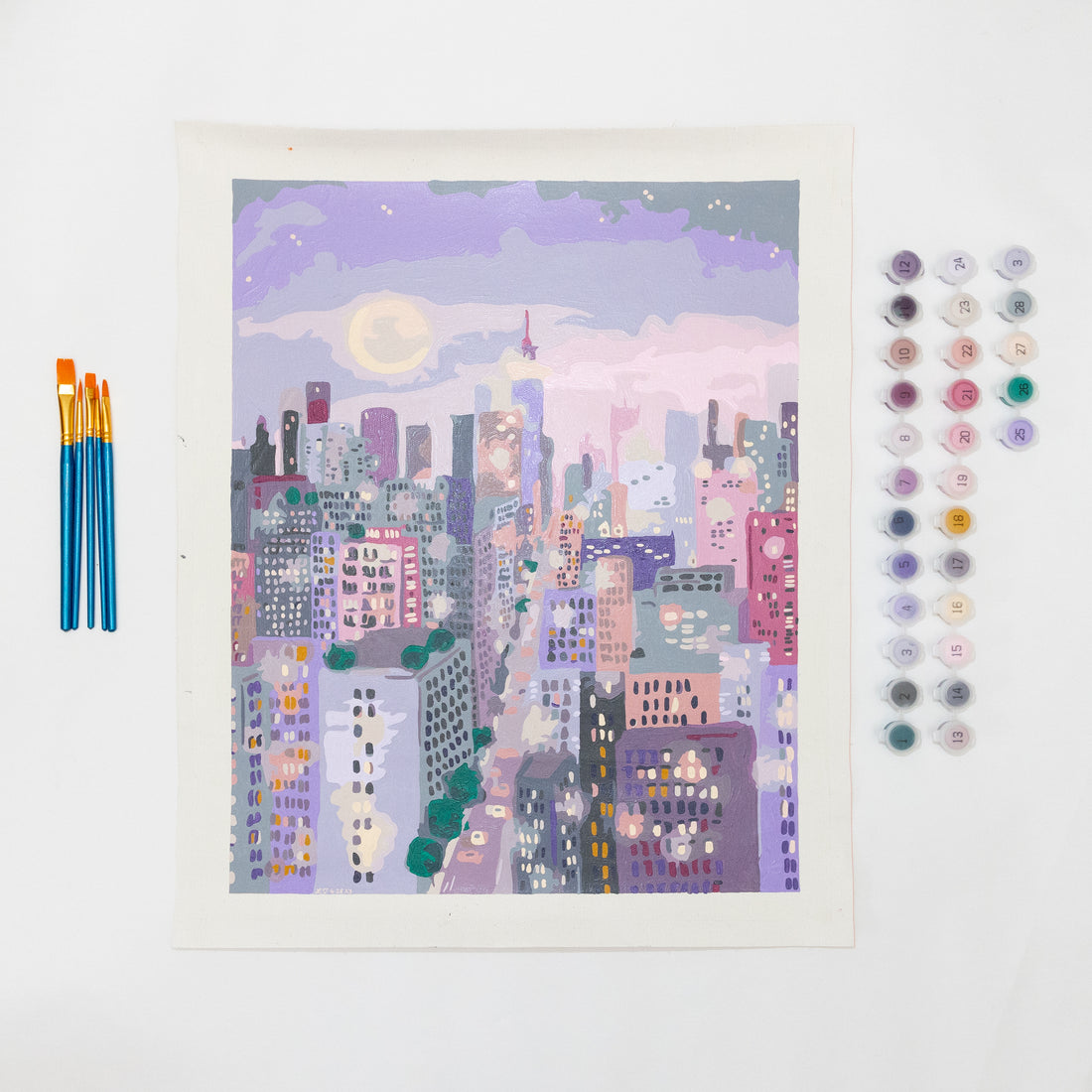 Cityscape by Joy Laforme Paint by Numbers Deluxe