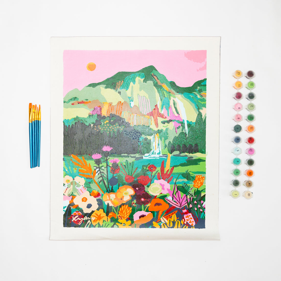 Ella Mountain by Hebe Studio Paint by Numbers Deluxe