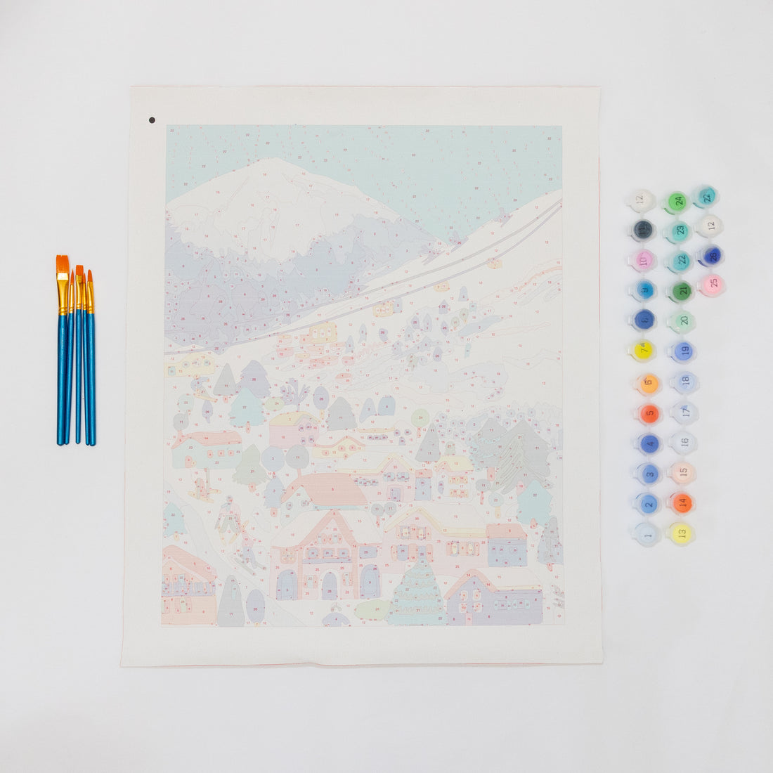 Retro Ski by Hebe Studio Paint by Numbers Deluxe