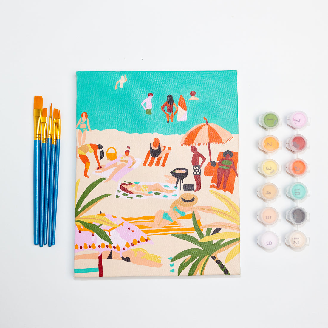 Beach Day by Hebe Studio Paint by Numbers Framed Mini