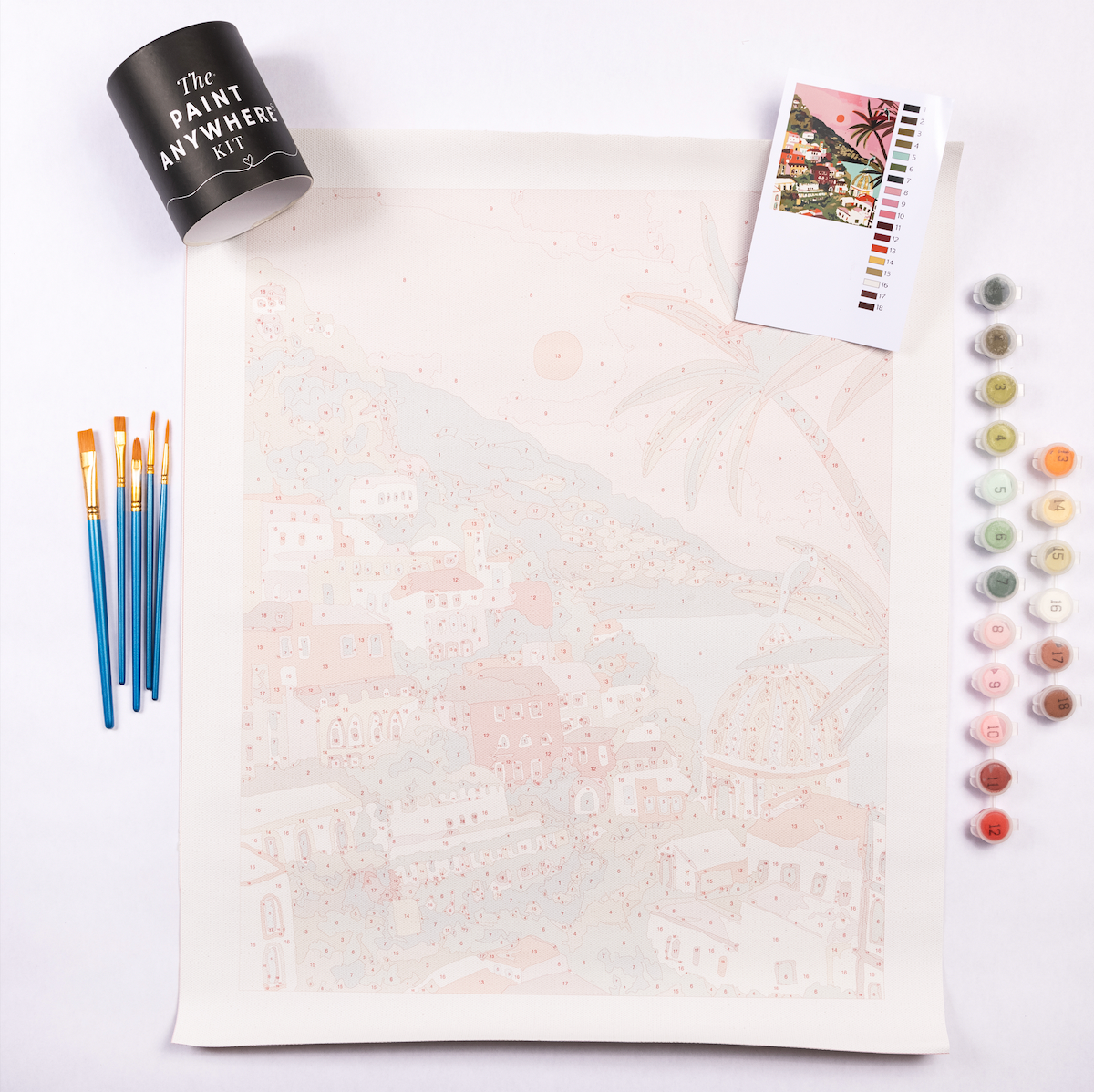 Amalfi Sunset by Hebe Studio Paint by Numbers Deluxe