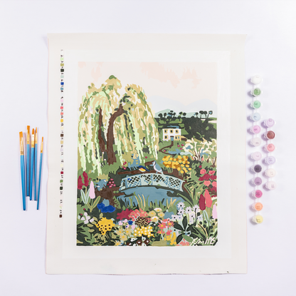 Spring Garden by Hebe Studio Paint by Numbers Deluxe