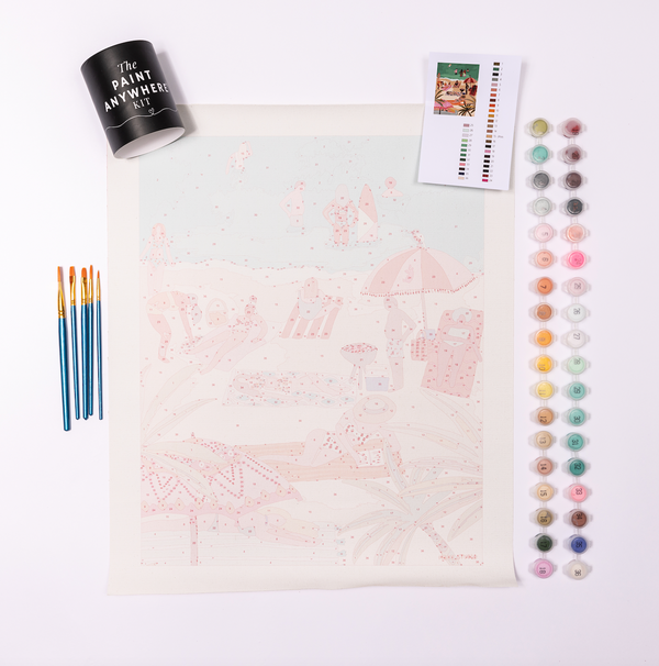 Beach Day by Hebe Studio Paint by Numbers Deluxe