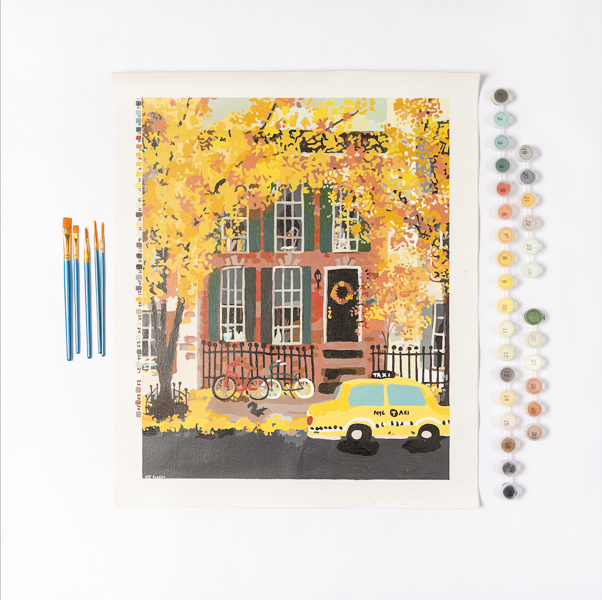Around the Corner by Joy Laforme Paint by Numbers Deluxe