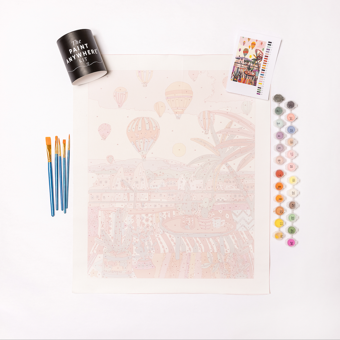 Cappadocia Hot Air Balloons by Hebe Studio Paint by Numbers Deluxe