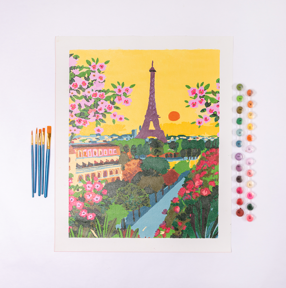 Paris by Hebe Studio Paint by Numbers Deluxe