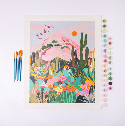 Cactus Desert by Hebe Studio Paint by Numbers Deluxe