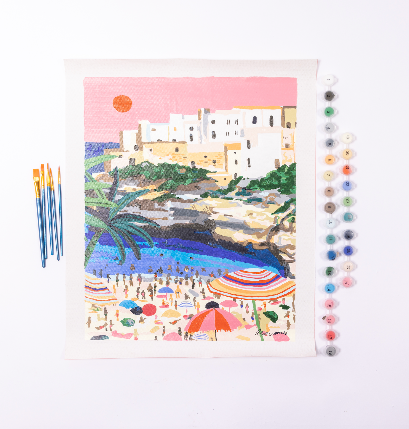 Italian Summer by Hebe Studio Paint by Numbers Deluxe