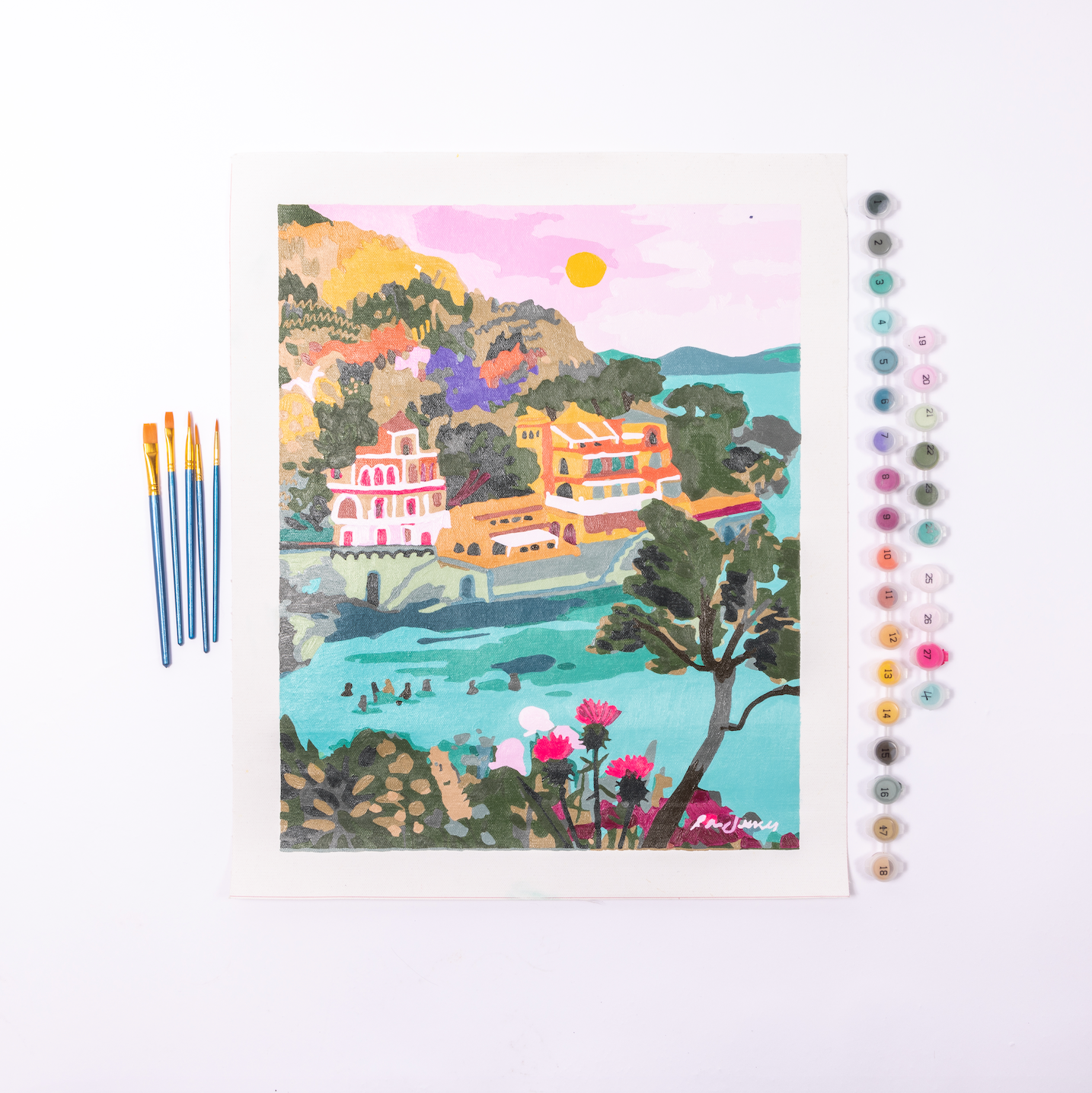Portofino by Hebe Studio Paint by Numbers Deluxe