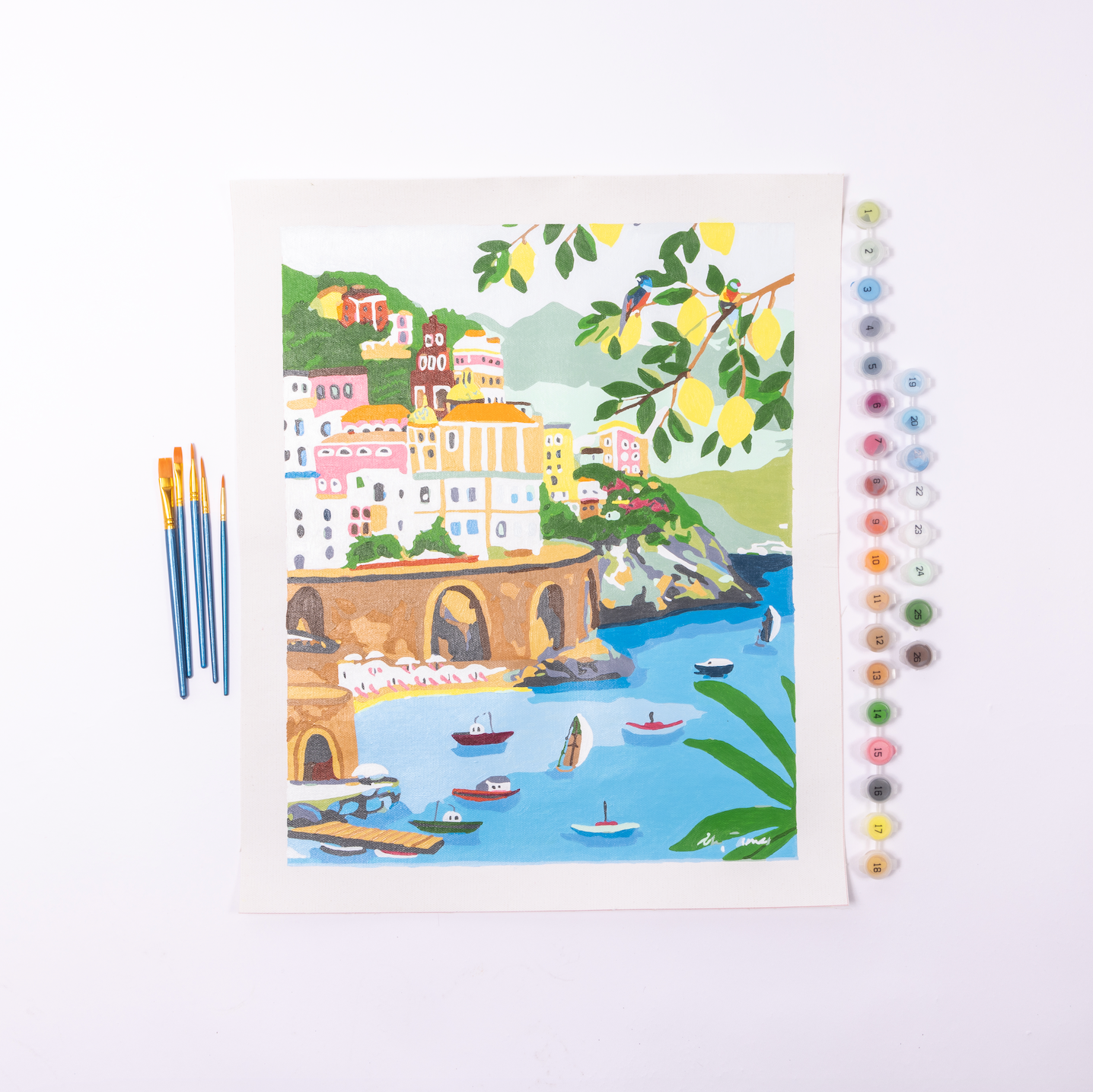 Atrani Lemons by Hebe Studio Paint by Numbers Deluxe